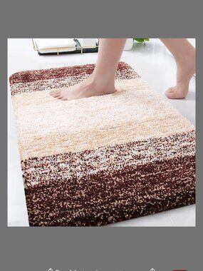 New, Bathroom rug, bathroom mat, shower rug, new rug, soft rug.